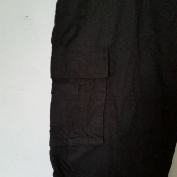 Request Jeans Premium Men's Cargo Black Shorts 40 - Picture 3 of 8